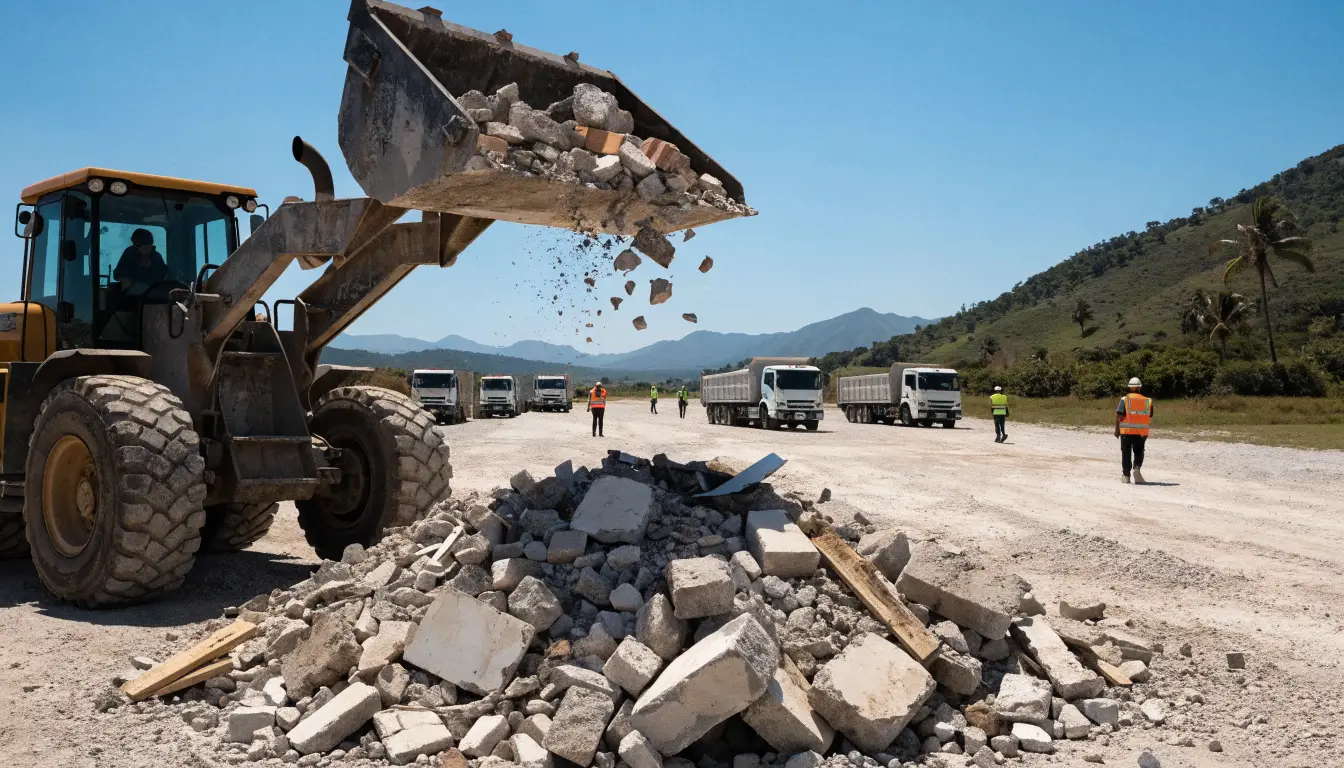 Sitio de disposición final de escombro autorizado por el Ayuntamiento de Puerto Vallarta